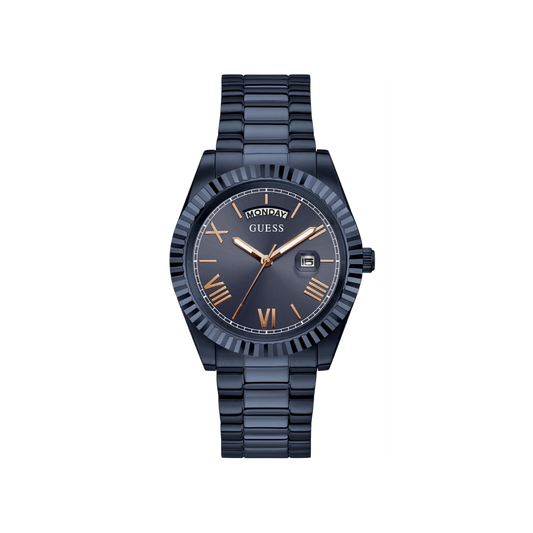 GUESS DAY DATE NAVY